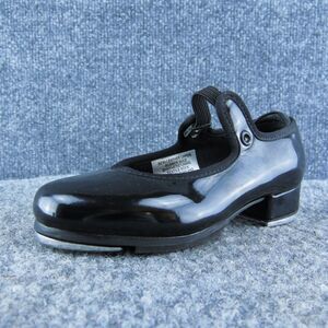Bloch Girls Ballet Shoes‎ Black Synthetic Hook & Eye Size T 7.5 Wide